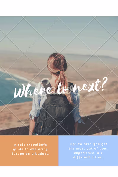 Tips for the Beginner Solo Traveller 🌞