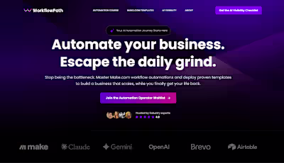 Currently building out WorkflowPath (https://workflowpath.co...