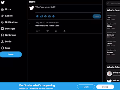 Twitter Clone