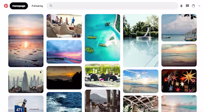 Pinterest Copycat Website