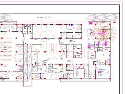 Private Hospital - Radiology floor plan