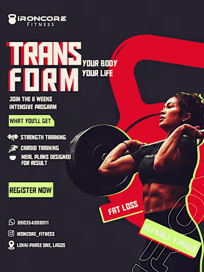 promotional social media design made