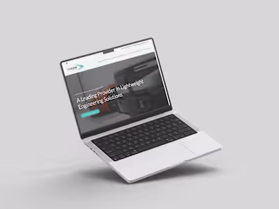 Website redesign for manufacturing business