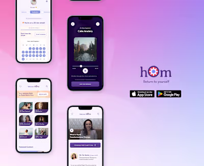hOm – Mindfulness & Wellness App