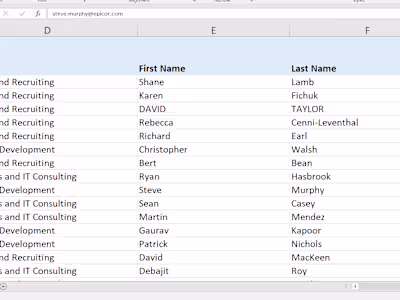 CRM data cleaning