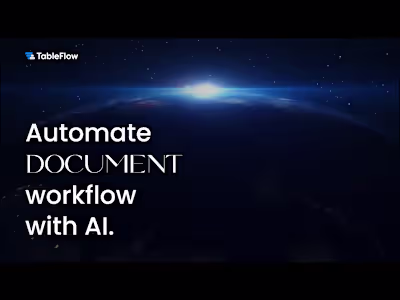 TableFlow: AI Teammates for Data Tasks