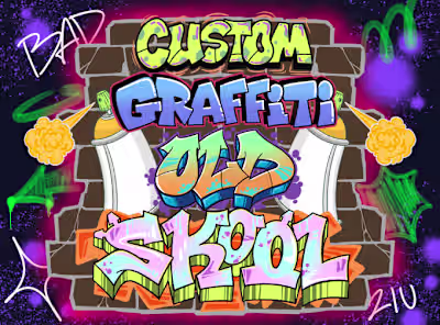I will make crappy graffiti in original old skool style