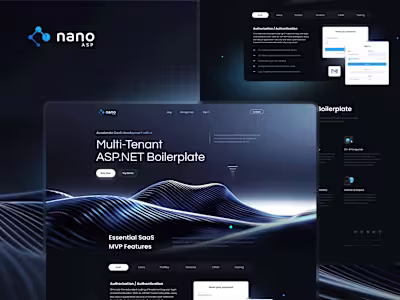 Landing Page Design for SaaS Platform