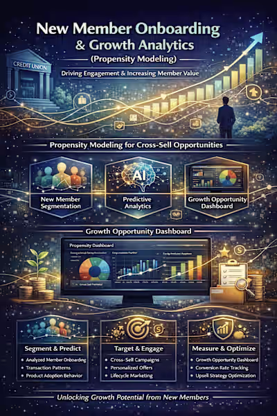 New Member Onboarding & Growth Analytics for Credit Unions