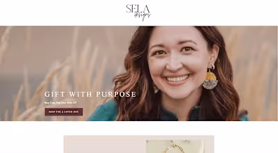 Sela Designs Gift With A Purpose Listicle Landing Page