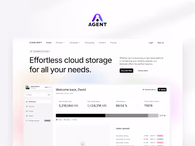 AI agent integration showcase // Agent.so x Framer