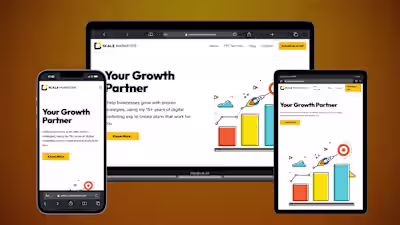 Recently completed a full website for SkaleMarketer.com (htt...