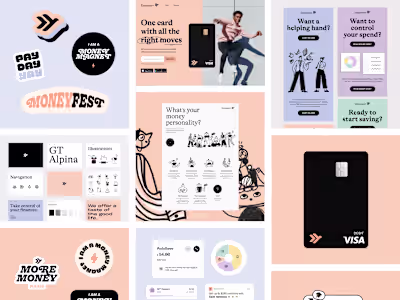 Brand design for a global fintech app