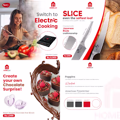 Social media posts and content design