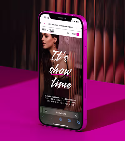 Nude & Guilty - Brand and e-commerce