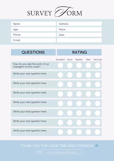 Company Survey Website Solution