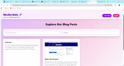 The Blog Platform is a