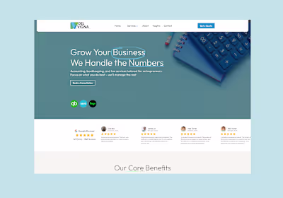 Accounting Firm Website Redesign