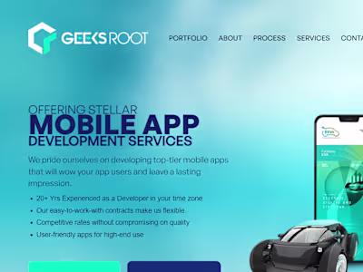 Professional Web and App Development Company | Geeks Root