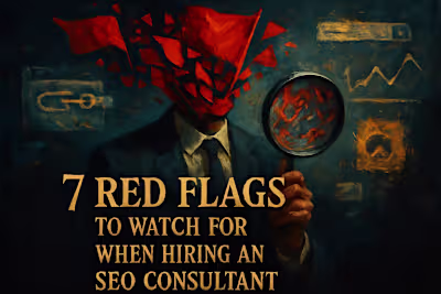 7 Red Flags to Watch For When Hiring an SEO Consultant