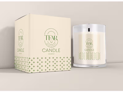 Tear Candle Brand Identity 