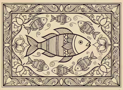 This is Indian mythological cultural work that show the beau...