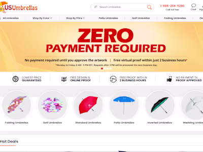 Custom Umbrellas | Printed Umbrellas | Logo Umbrellas