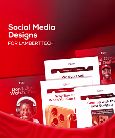 Social Media Designs for Lambert Gadget - Gadget Store