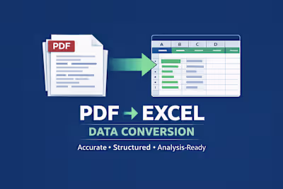 PDF to Excel Conversion