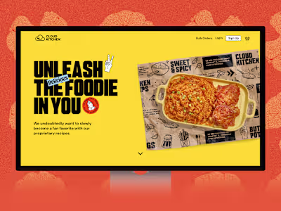 Cloud Kitchen Website Makeover