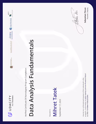 Data Analysis Fundamental