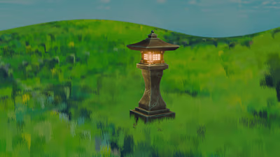 Stylized 3D Environment in Blender & Substance Painter