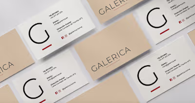 
BRANDING - UX/UI - SOCIAL MEDIA · GALERICA