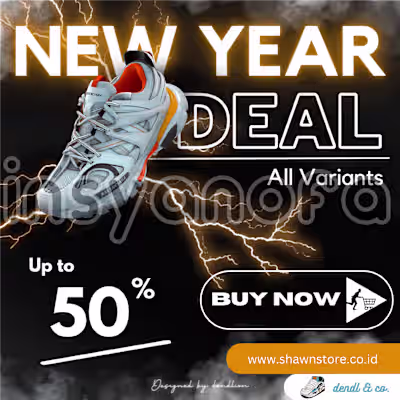 New Year Design Poster