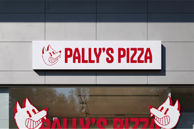 Pally's Pizza - Restaurant Branding Design : Behance