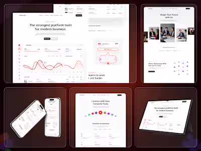 PrimeCraft SaaS Platform Website Design