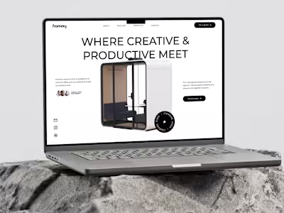 Framery: Elevating Workspace Privacy Through Innovative Design