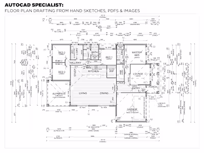 2D Floor Plan Design