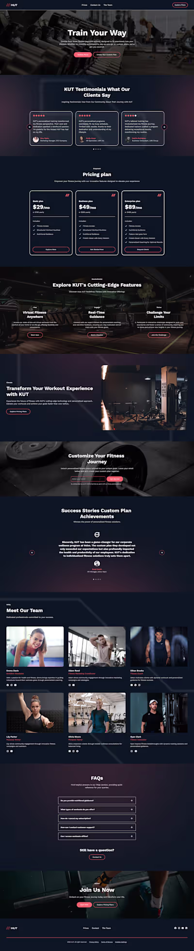 Lending Page KUT