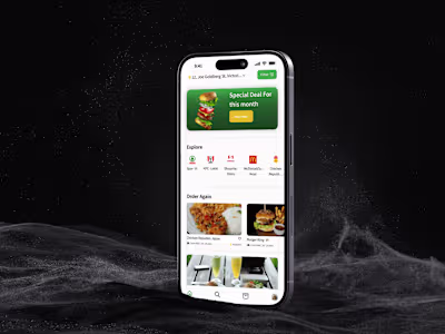 Foodify UI (Food delivery app)