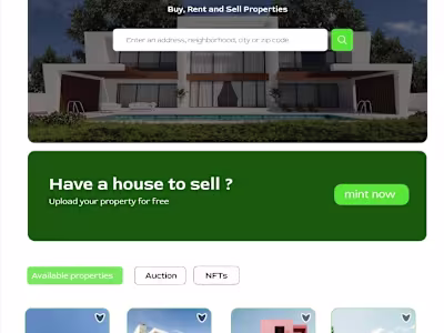 Hestia Web3 Landing Page