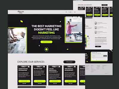 Marketing Agency Website Design