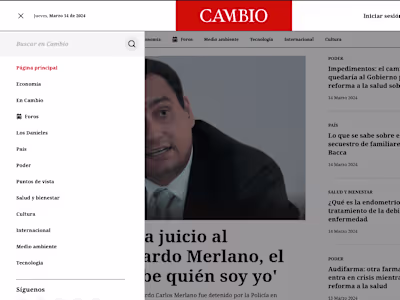News webapp - Cambio Colombia