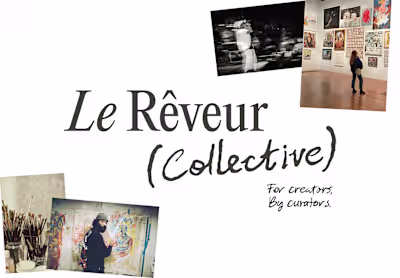 Modern Editorial Brand Identity for Art and Music Collective