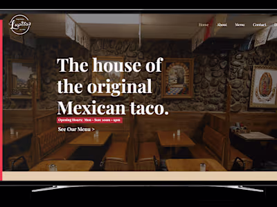 Taqueria Lupitas Web Design Case Study