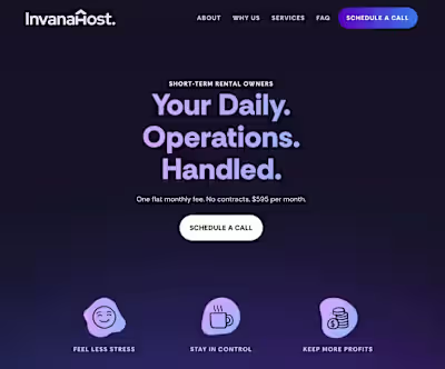 InvanaHost | Operations for Shorter-Rental Owners