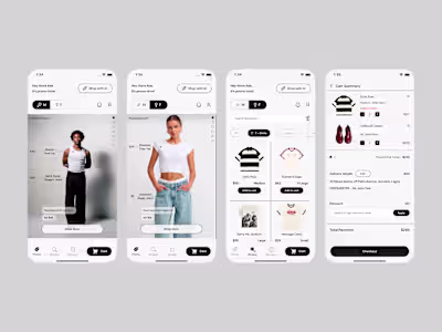 Haso Mobile Shopping App Design