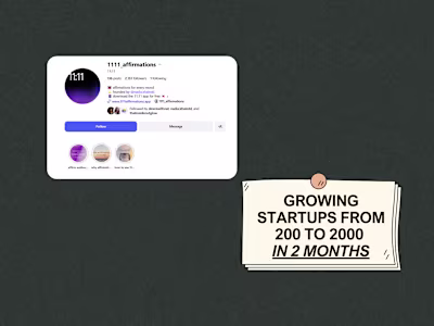 I worked a big influencer