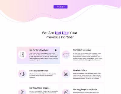 Agency Website Design on Behance