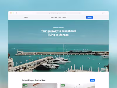Primō - Real Estate Template
